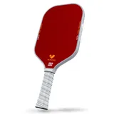 Jojolemon Shark 002 Pickleball Paddle - 16mm Red Carbon Fiber