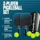 PRO-SPIN Carbon Fiber Pickleball Paddles 2-Player Set | Blue - Image 2