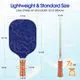 niupipo Pickleball Paddles Set of 2 - White & Blue - Image 3