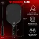 BAGAIL Pickleball Paddles 2-Pack Black - Image 6