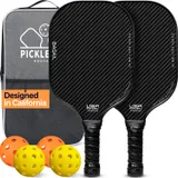 BAGAIL Pickleball Paddles 2-Pack Black