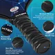 MTEN Pickleball Paddles Set of 2 - BlackBlue - Image 4