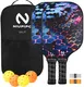 niupipo Pickleball Paddles Set of 2 - Blue & Purple