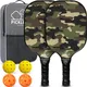 BAGAIL Pickleball Paddles Camouflage 2-Pack