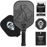 Bison Paddles Carbon Fiber Pickleball Paddle - The Summit (Power)