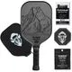 Bison Paddles Carbon Fiber Pickleball Paddle - The Summit (Power)