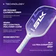 Selkirk Sport SLK Evo Control Pickleball Paddle | Purple Max - Image 5