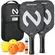niupipo Pickleball Paddles Set of 2 - Grey