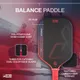 JOOLA Perseus Heat Vision 16mm Pickleball Paddle - Ignite Blaze Red - Image 3