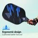 niupipo Pickleball Paddles Set of 2 - Blue and Orange - Image 3
