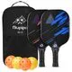 niupipo Pickleball Paddles Set of 2 - Blue and Orange