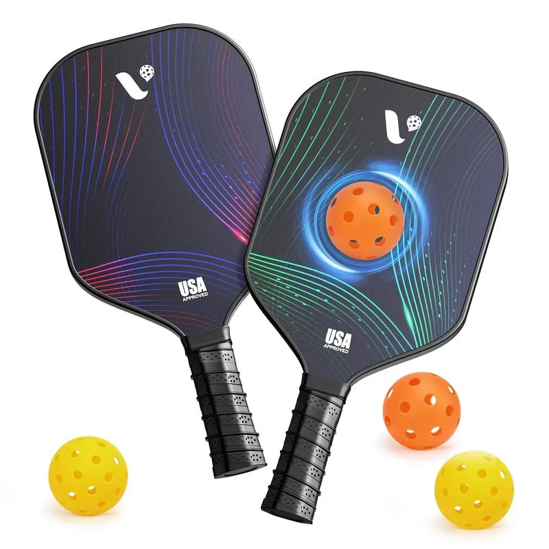 VOIDAY Pickleball Paddle showing the enlarged sweet spot and ergonomic grip