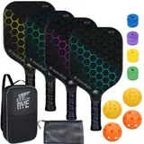 JoncAye Pickleball Paddles 4-Pack BLITZ