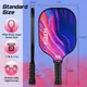 MTEN Pickleball Paddles Set (Pink Black, 2-Pack) - Image 5