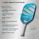 Selkirk Amped Pro Pickleball Paddle | Blue | Midweight Epic - Image 5