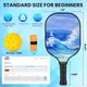 MTEN Pickleball Paddles Set of 2, Sky Blue - Image 5