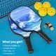 MTEN Pickleball Paddles Set of 2, Sky Blue - Image 6
