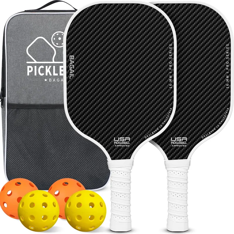 BAGAIL Pickleball Paddles 2-Pack, White