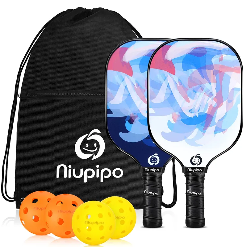 niupipo Pickleball Paddles Set of 2 - White