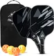 niupipo Pickleball Paddles Set of 2 - Black and Gray